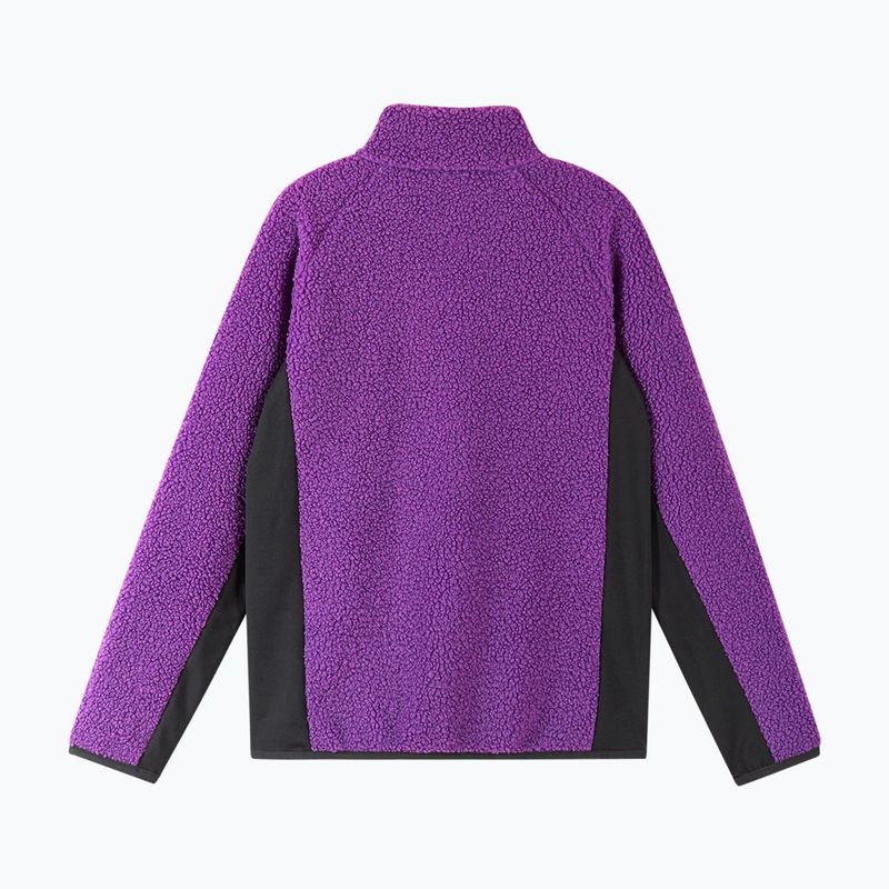 Detská fleecová mikina Reima Puhku plum purple 2