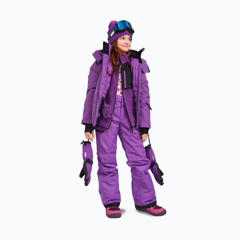 Detská fleecová mikina Reima Puhku plum purple 6