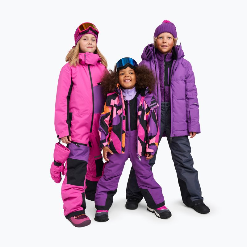 Detská fleecová mikina Reima Puhku plum purple 7