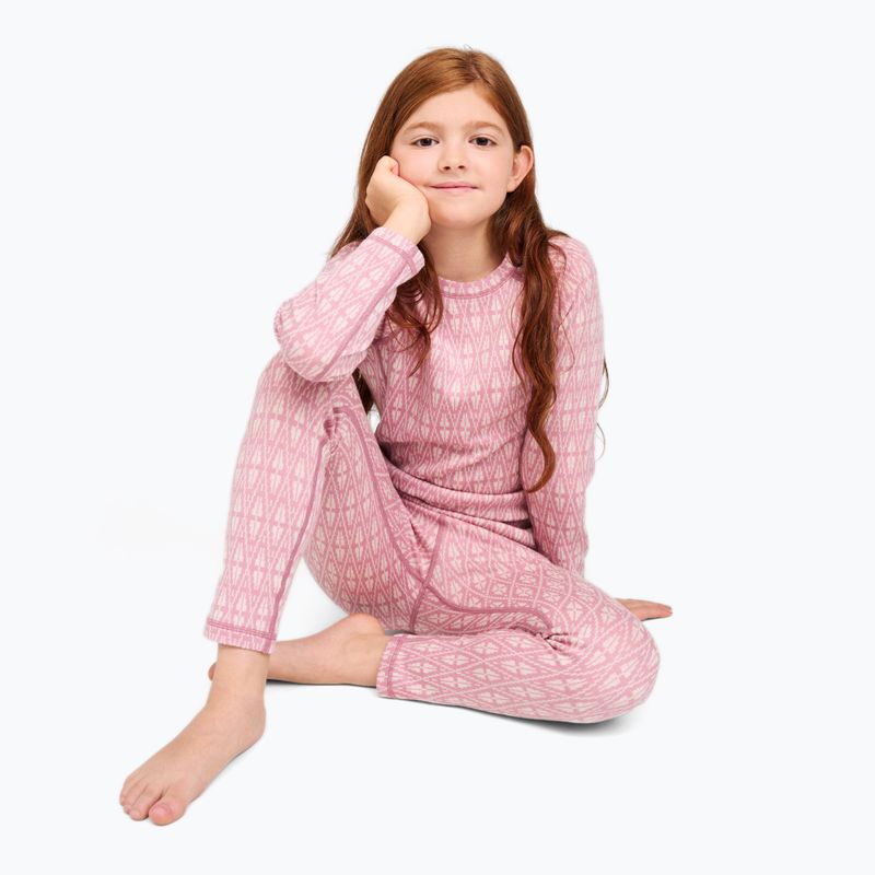 Súprava termobielizne pre deti Reima Taival grey pink 9