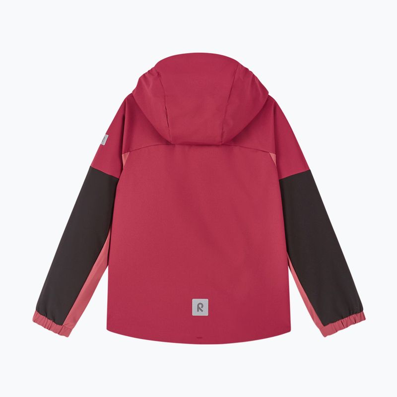 Detská hybridná bunda Reima Vaeltava cranberry 2