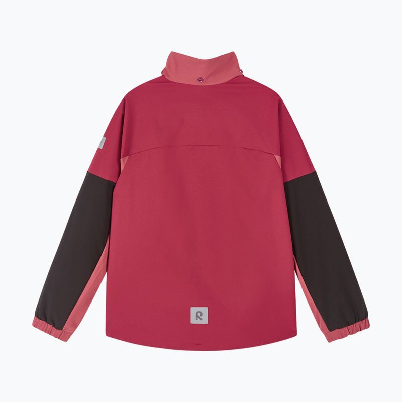Detská hybridná bunda Reima Vaeltava cranberry 3