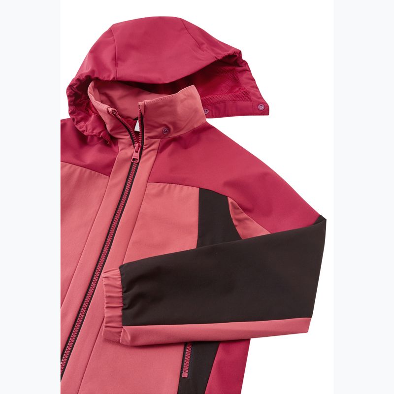 Detská hybridná bunda Reima Vaeltava cranberry 4