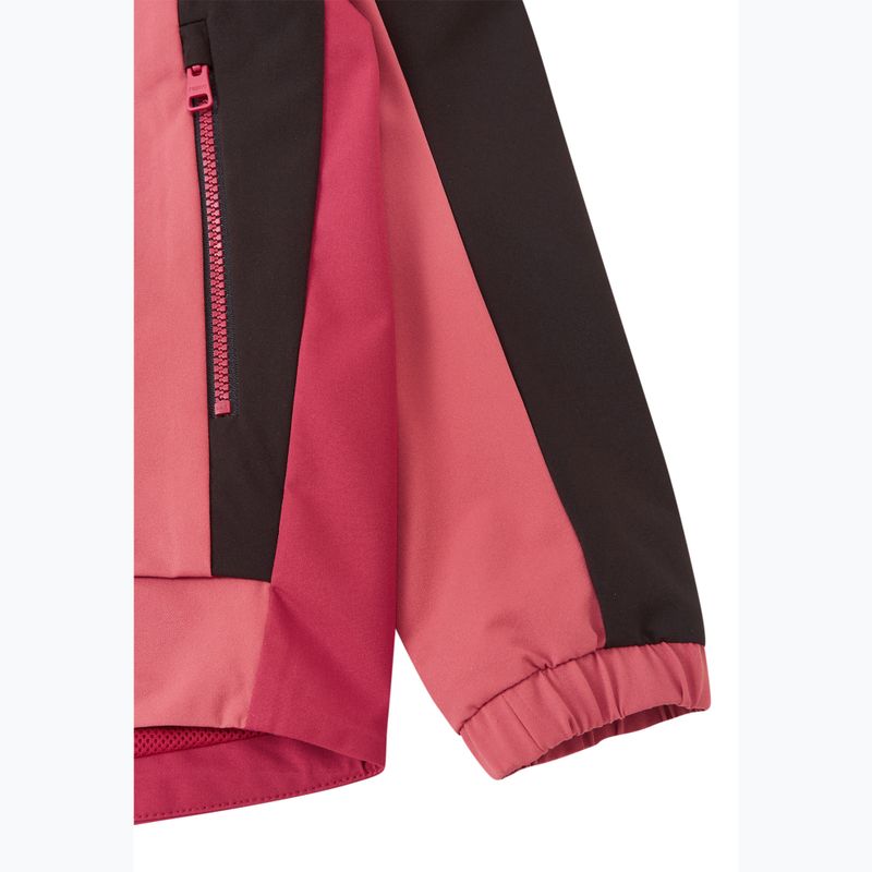 Detská hybridná bunda Reima Vaeltava cranberry 5
