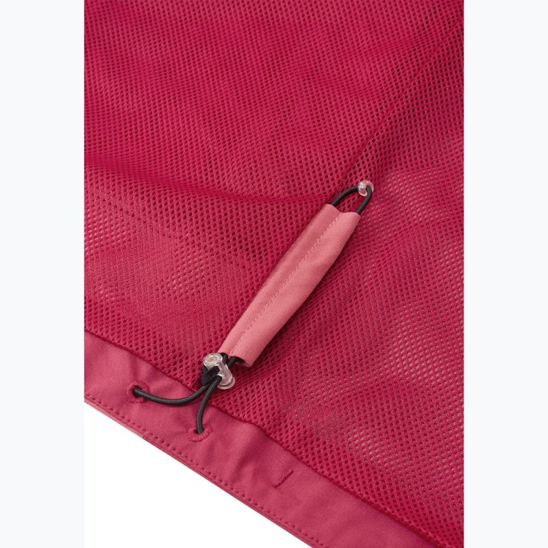 Detská hybridná bunda Reima Vaeltava cranberry 6