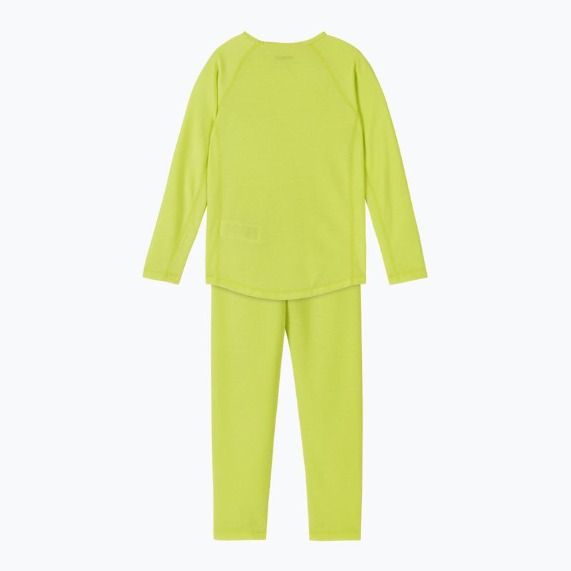 Súprava termobielizne pre deti Reima Lani bright lime 2