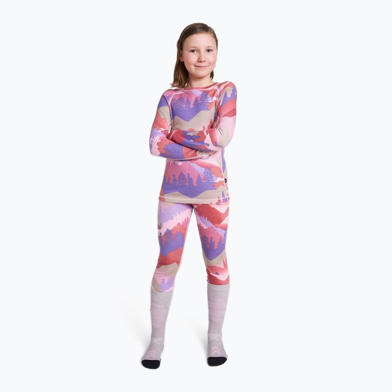 Súprava termobielizne pre deti Reima Taitoa grey pink 9