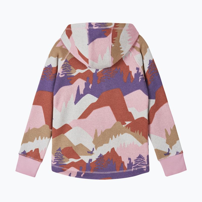 Detská fleecová mikina Reima Northern Fleece Hoodie grey pink 2