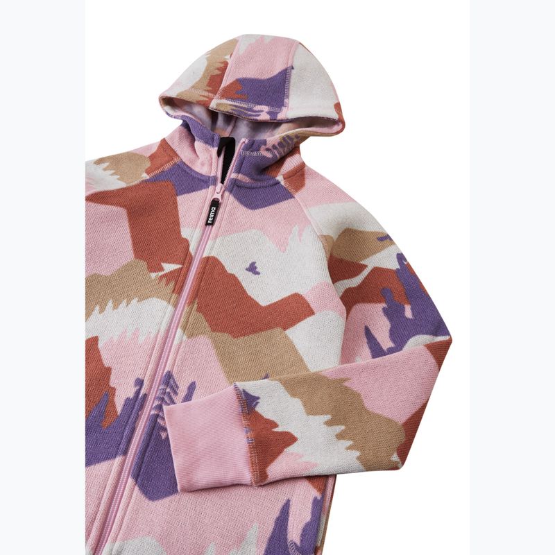 Detská fleecová mikina Reima Northern Fleece Hoodie grey pink 3