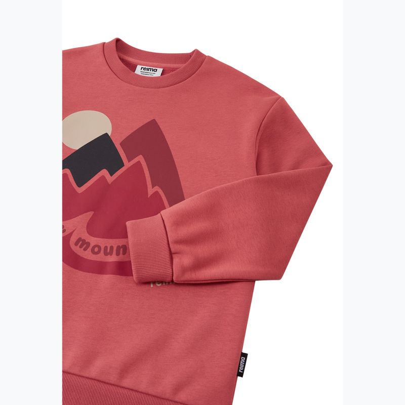 Detská mikina Reima Collari red clay 3