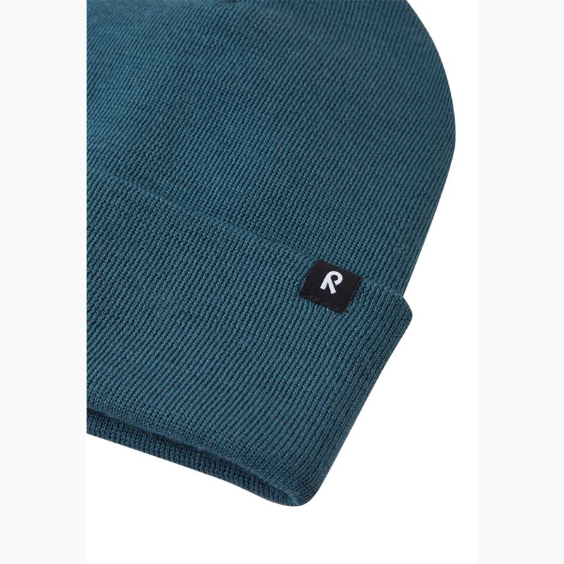 Detská zimná čiapka Reima Omasi dark teal 3