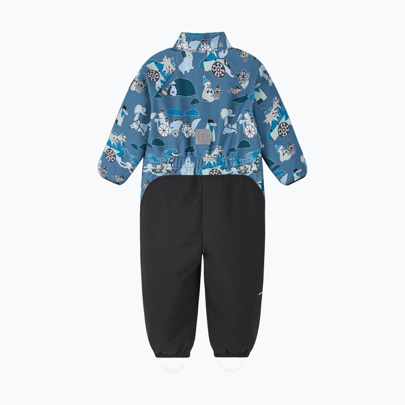 Detská softshellová kombinéza  Reima Moomin Mjosa blue ocean 3