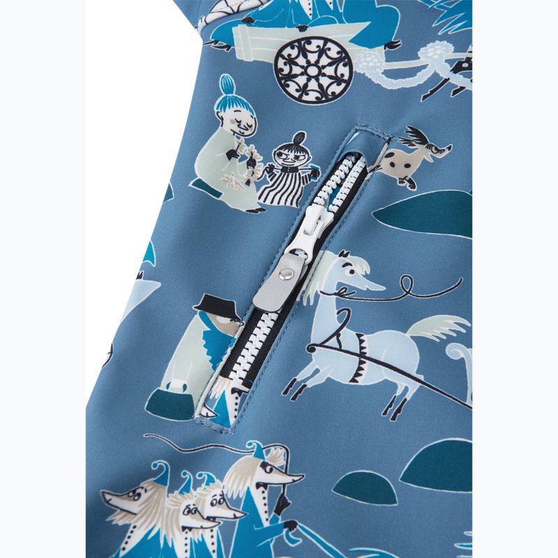Detská softshellová kombinéza  Reima Moomin Mjosa blue ocean 6