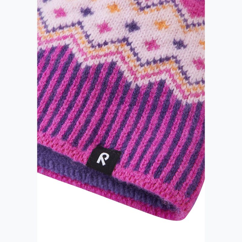 Detská zimná čiapka Reima Pohjoinen plum purple 3