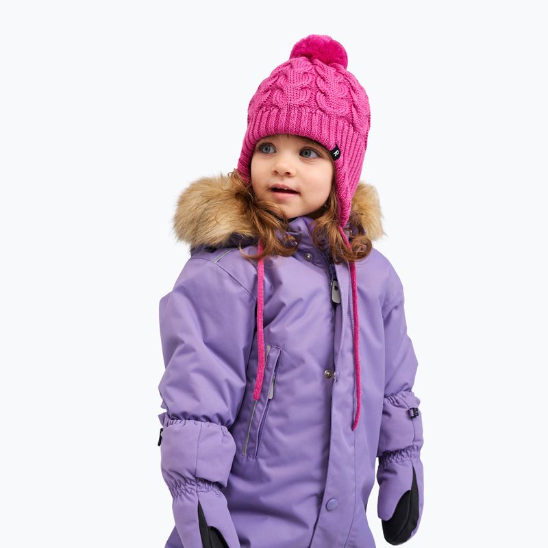Detská zimná čiapka Reima Paljakka fucshia 4
