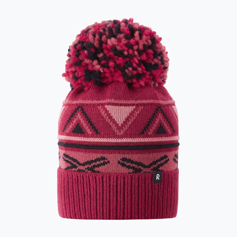 Detská zimná čiapka Reima Kirjoen cranberry