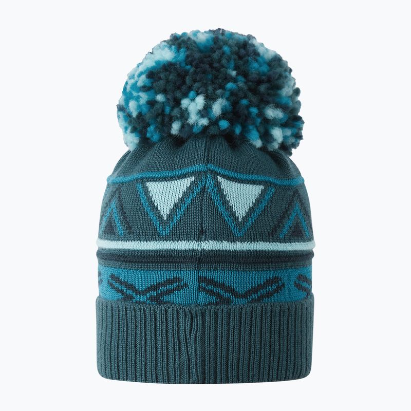 Detská zimná čiapka Reima Kirjoen dark teal 2