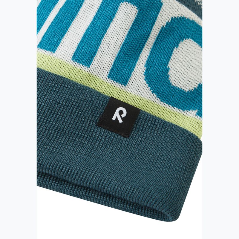 Detská zimná čiapka Reima Taasko dark teal 3