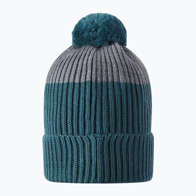 Detská zimná čiapka Reima Pilke dark teal 2