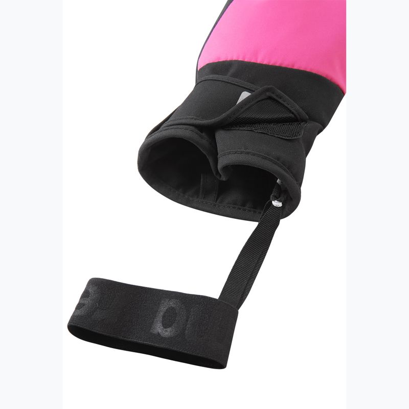 Detské lyžiarske rukavice Reima Lapases fucshia 4