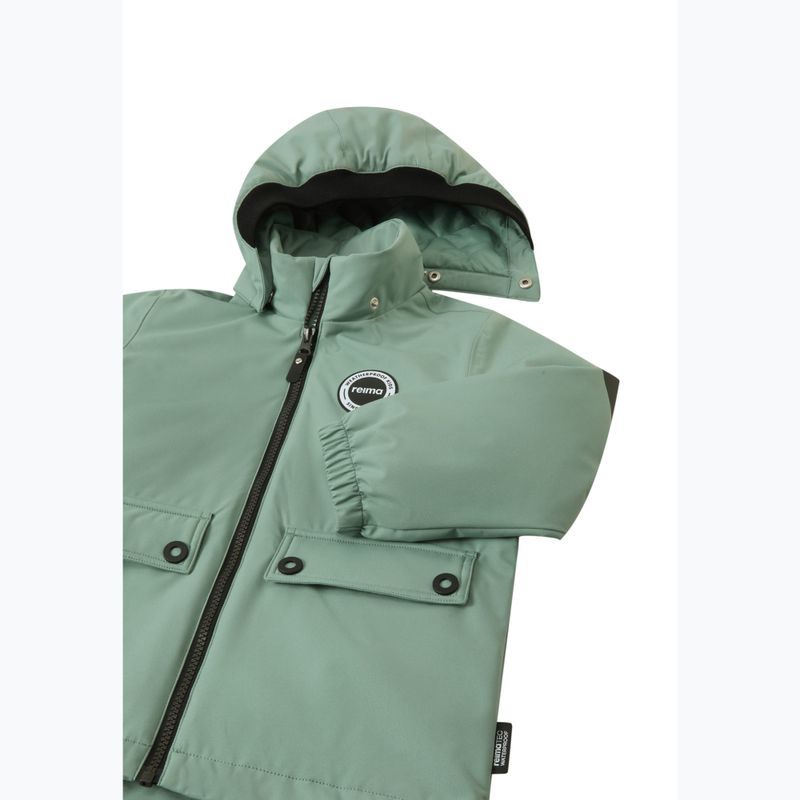 Detská nepremokavá bunda Reima Symppis stone green 4