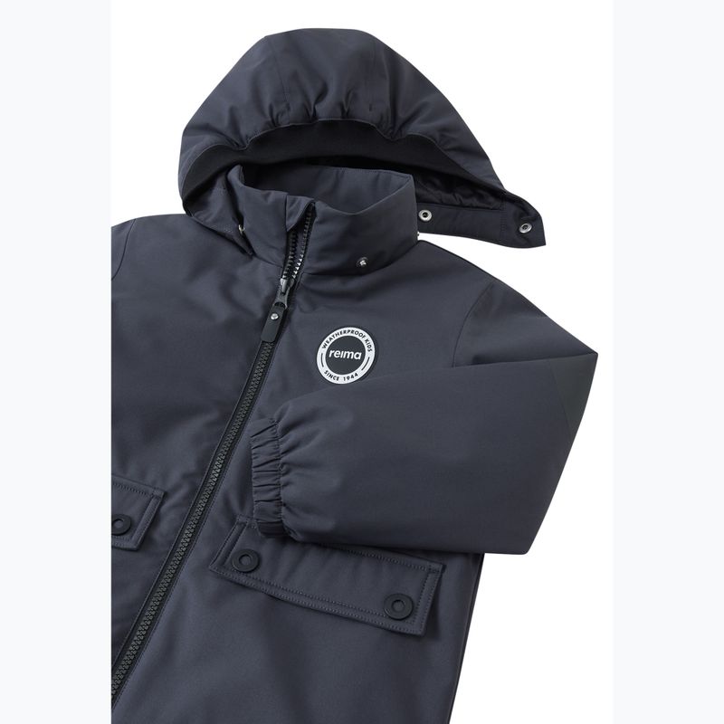 Detská nepremokavá bunda Reima Symppis soft black 4