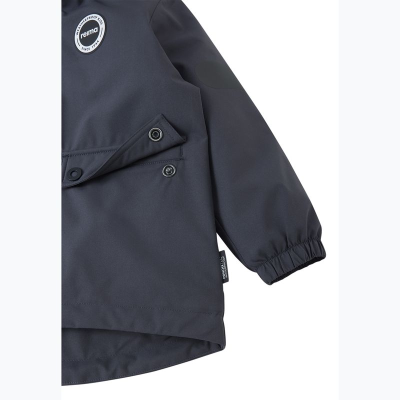 Detská nepremokavá bunda Reima Symppis soft black 5