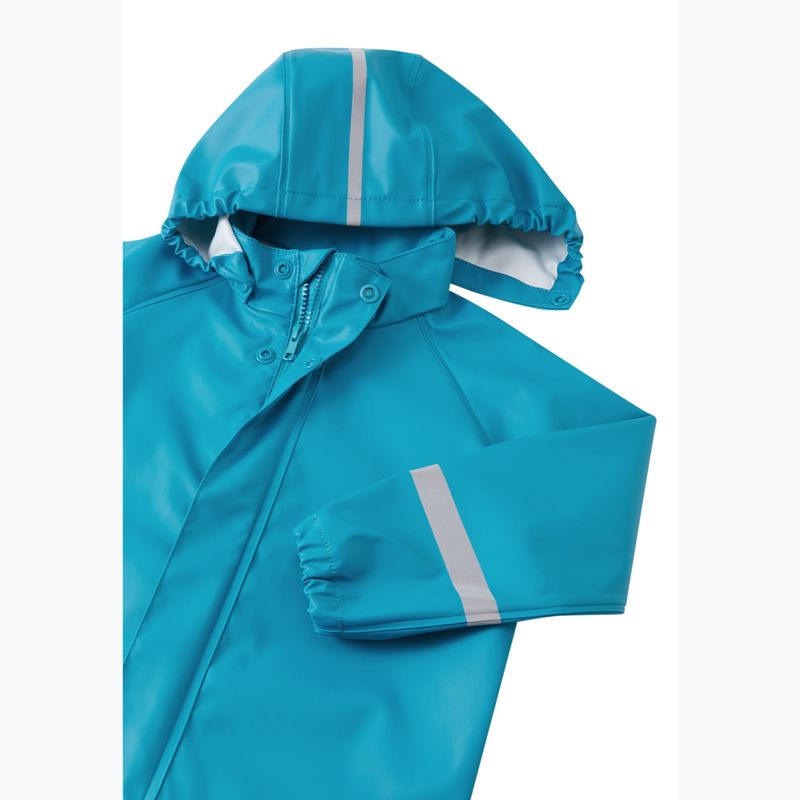 Detská nepremokavá bunda Reima Lampi aquatic blue 3