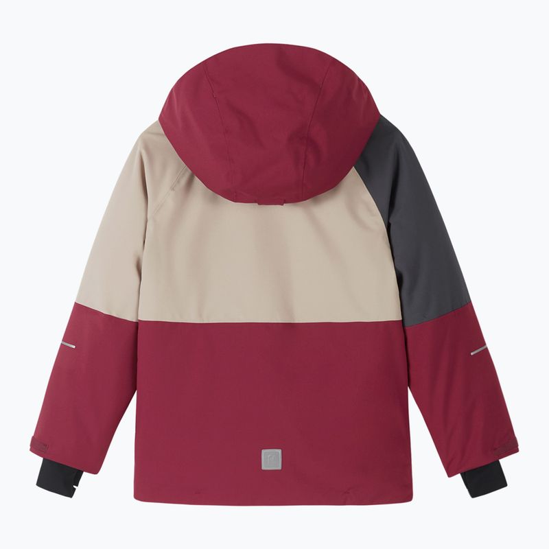Detská zimná bunda Reima Iitto maroon 2