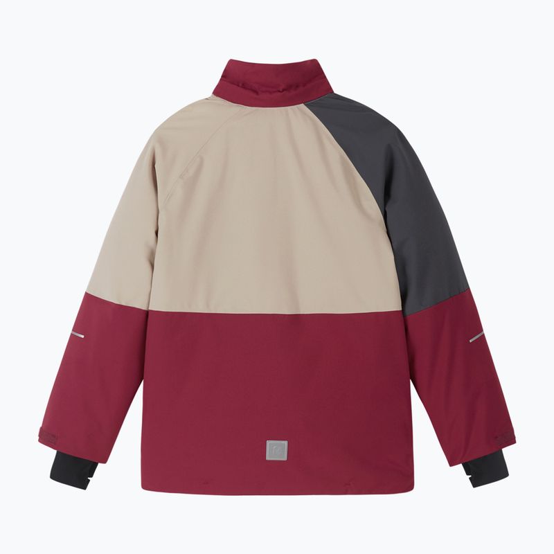 Detská zimná bunda Reima Iitto maroon 3
