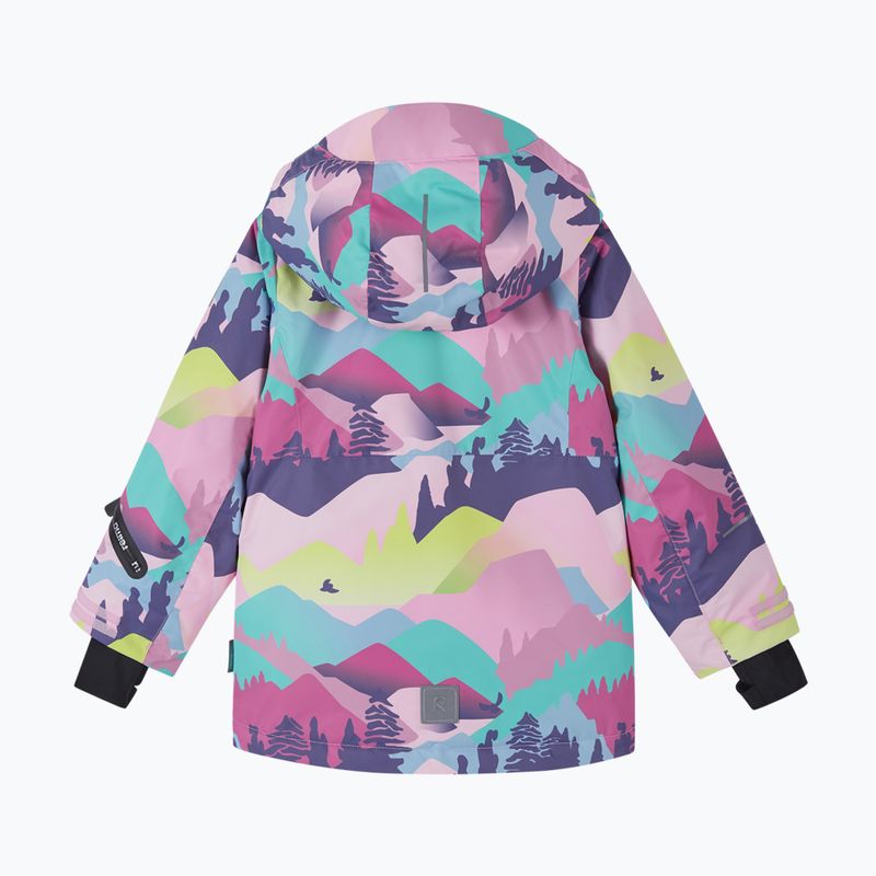 Detská lyžiarska bunda Reima Kiiruna grey pink 2