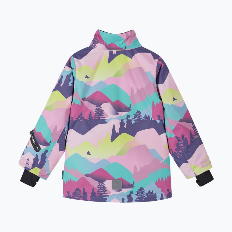 Detská lyžiarska bunda Reima Kiiruna grey pink 3
