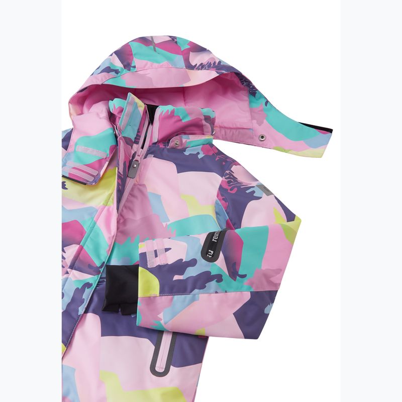 Detská lyžiarska bunda Reima Kiiruna grey pink 4