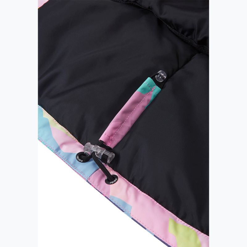 Detská lyžiarska bunda Reima Kiiruna grey pink 9
