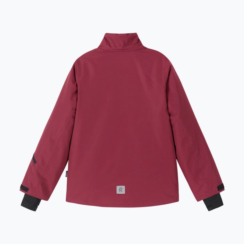 Detská lyžiarska bunda Reima Tieten maroon 3