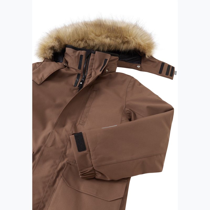 Detská zimná bunda Reima Ajaton umber brown 5