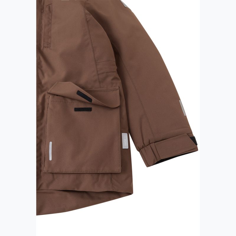 Detská zimná bunda Reima Ajaton umber brown 8