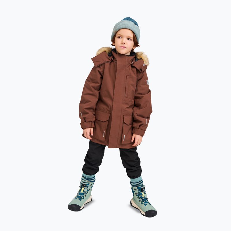 Detská zimná bunda Reima Ajaton umber brown 12