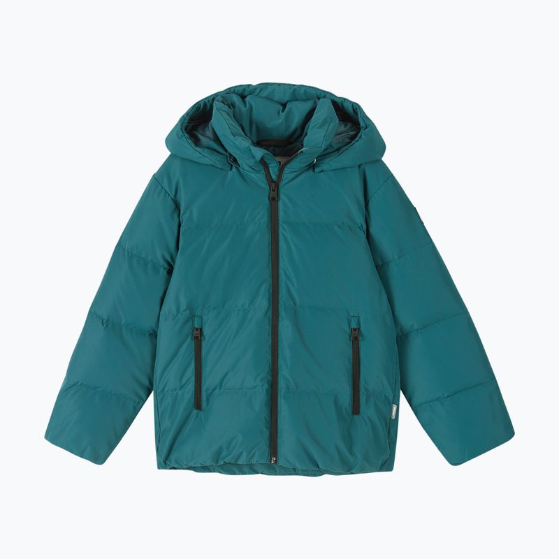 Detská páperová bunda Reima Paimio dark teal