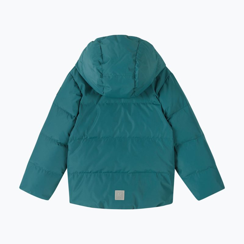 Detská páperová bunda Reima Paimio dark teal 2