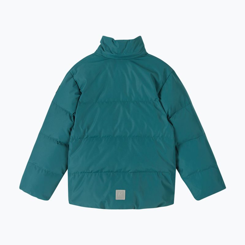 Detská páperová bunda Reima Paimio dark teal 3