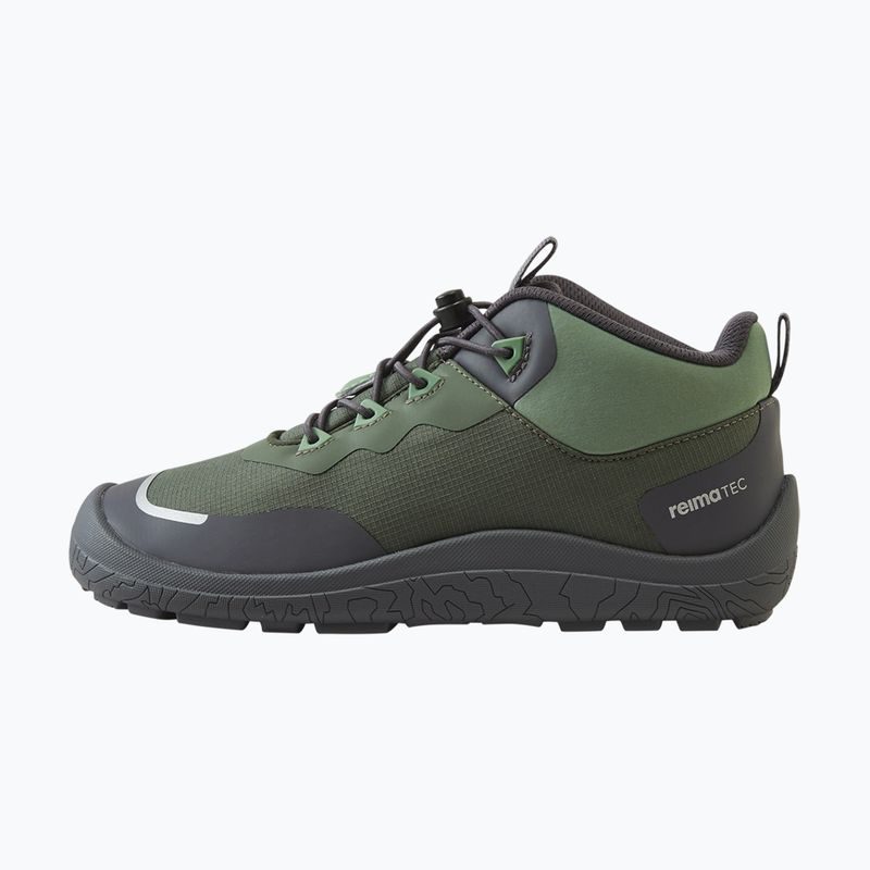 Detské barefoot topánky Reima Sankari thyme green