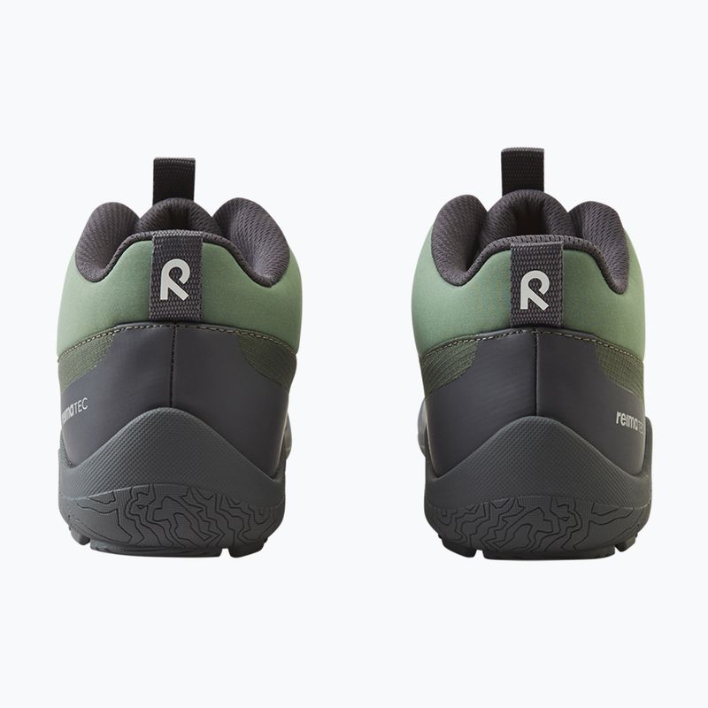 Detské barefoot topánky Reima Sankari thyme green 4
