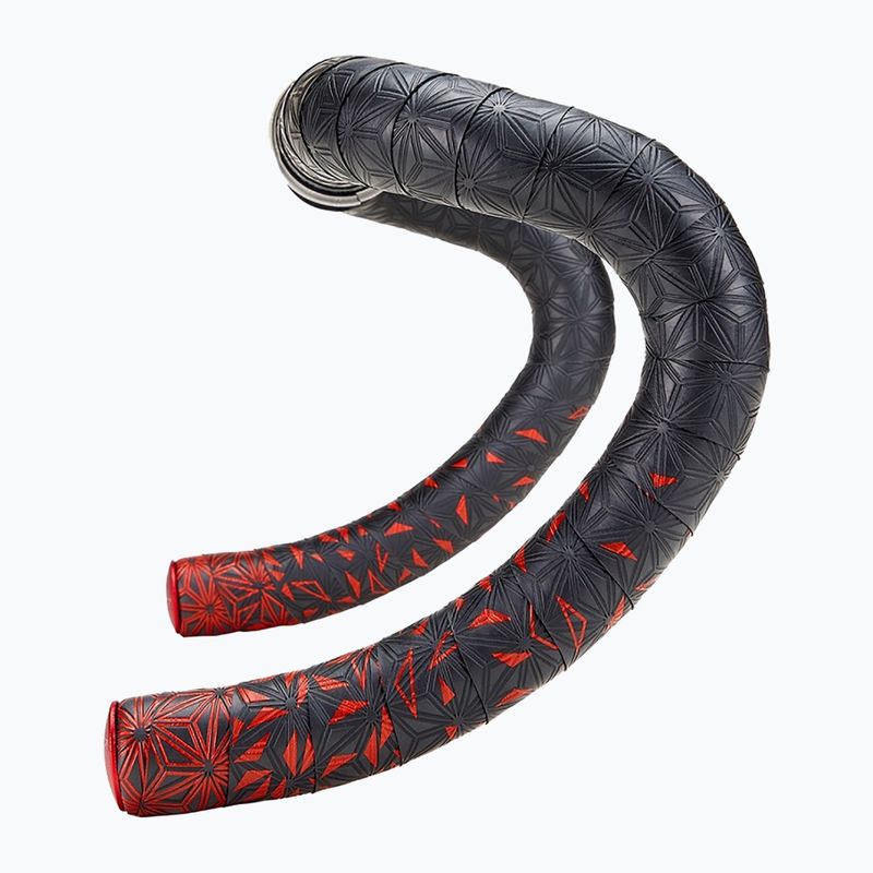 Omotávka na riadidlá SUPACAZ Super Sticky Kush Star Fade red star fade/ano red plugs