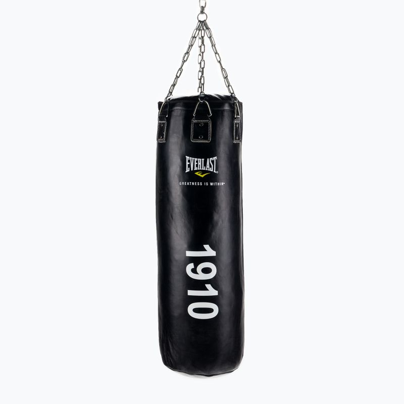 EVERLAST kožená tréningová taška čierna 5120