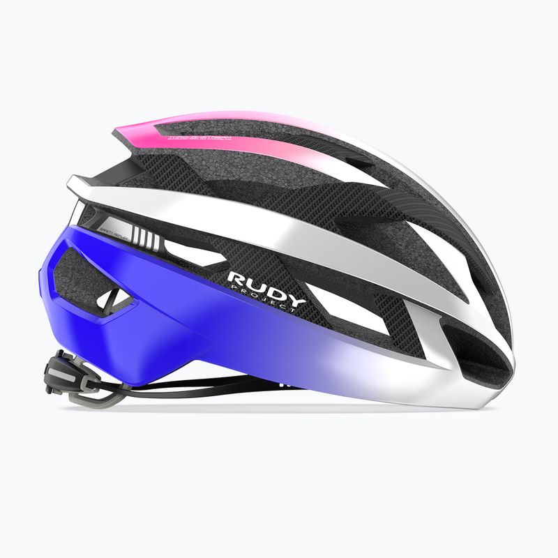 Cyklistická prilba Rudy Project Rebel pearl metal/pink/cyber blue shiny 2