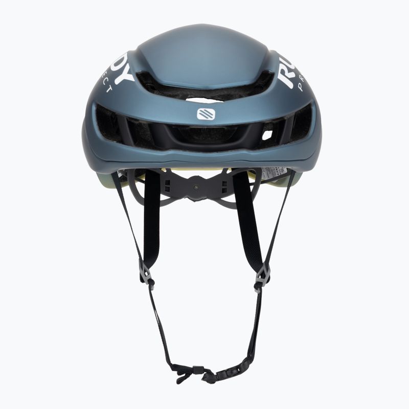 Cyklistická prilba Rudy Project Nytron blue avio/apple green metal matte 2