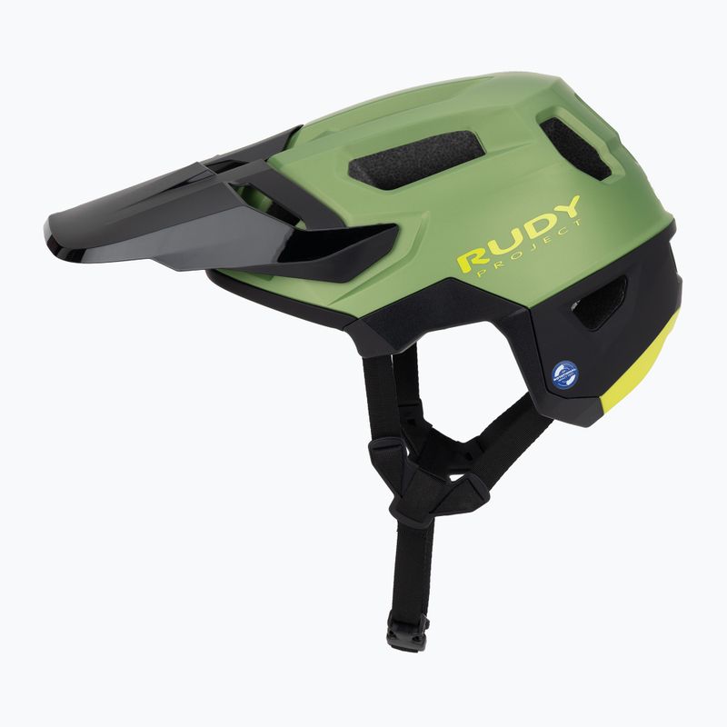 Cyklistická prilba Rudy Project Terraform met.olive/black/acid green matte 3