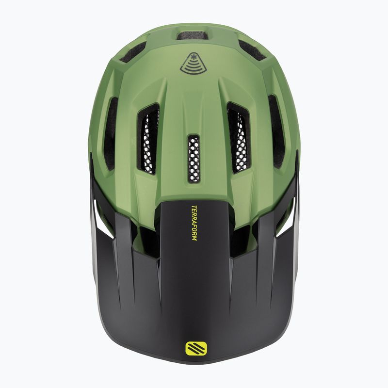 Cyklistická prilba Rudy Project Terraform met.olive/black/acid green matte 6