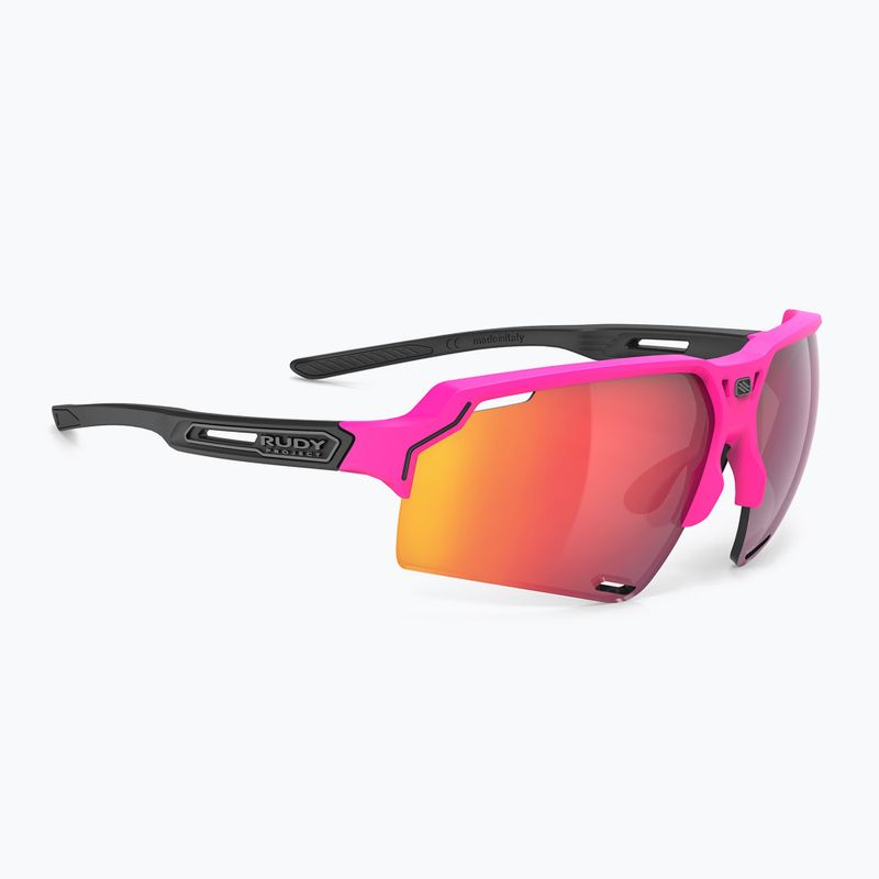 Rudy Project Deltabeat pink fluo / black matte / multilaser red slnečné okuliare SP7438900001 6